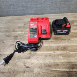 HOUSTON LOCATION - AS-IS Milwaukee 2962-20 M18 18V Fuel 1/2 Mid-Torque Impact Wrench Cordless Lithium-Ion Brushless W/ BATTERY & CHARGER