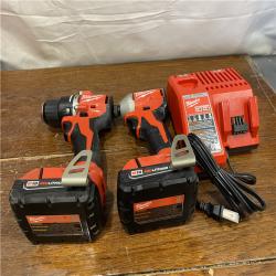 AS-IS Milwaukee M18 Compact Brushless 2-Tool Combo Kit
