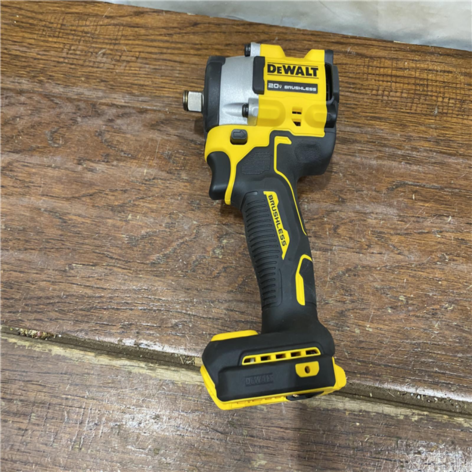 AS-IS ATOMIC 20V MAX Lithium-Ion Brushless Cordless 1/2 in. Variable Speed Impact Wrench Kit with 5 Ah Battery and Charger