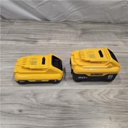 AS-IS DEWALT 20V MAX 6.0Ah and 4.0Ah Battery and Charger Starter Kit
