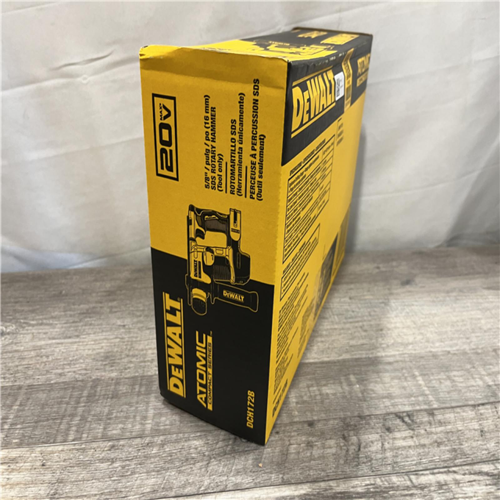 NEW - DEWALT ATOMIC 20V MAX Cordless Brushless Ultra-Compact 5/8 in. SDS Plus Hammer Drill (Tool Only)
