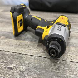 AS-IS DEWALT 20-Volt Maximum XR Lithium-Ion Cordless Brushless 1/4 in. 3-Speed Impact Driver Kit