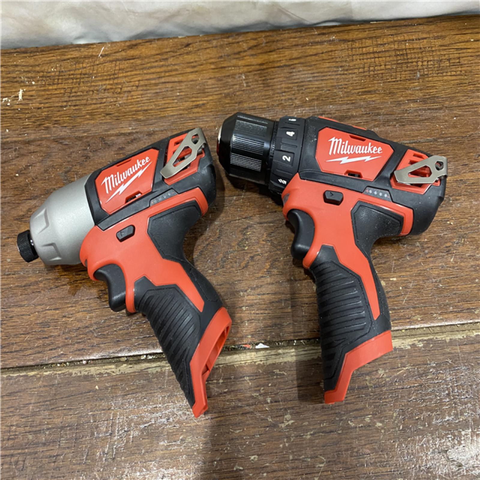 AS-IS Milwaukee 2497-22 M12 Hammer Drill and Impact Combo