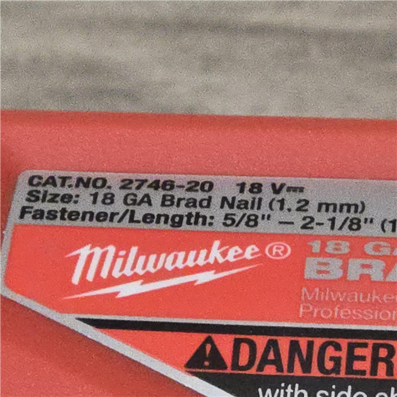 AS-IS Milwaukee M18 FUEL 18 Gauge Brad Nailer (TOOL ONLY)