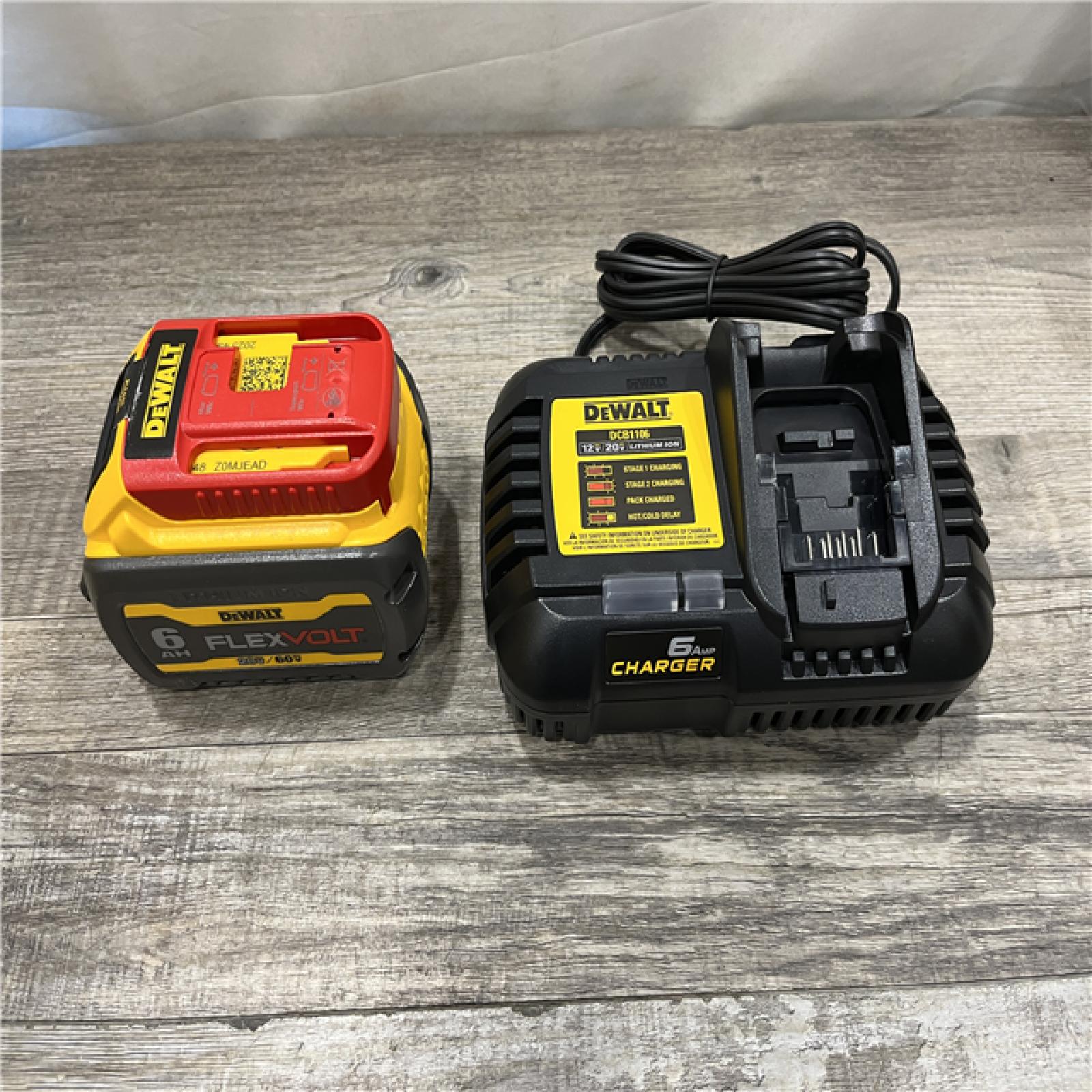 AS-IS DEWALT FLEXVOLT 20V/60V MAX Lithium-Ion 6.0Ah Battery Pack Kit