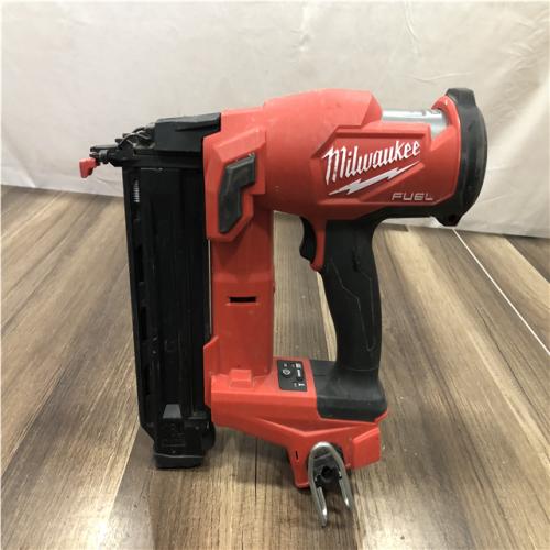 AS-IS Milwaukee FUEL 18-Volt Lithium-Ion Brushless Cordless Gen II 18-Gauge Brad Nailer (Tool-Only)