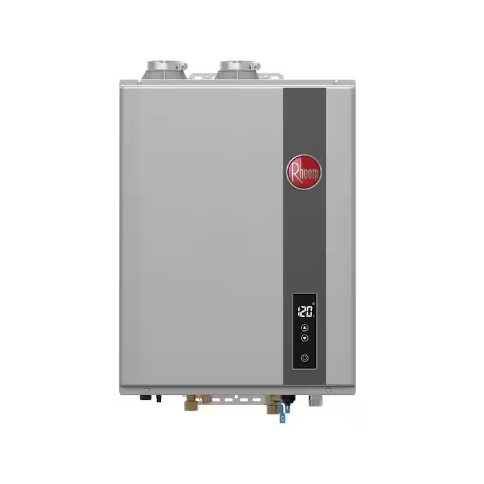 NEW! - Rheem Performance Platinum 8.4 GPM Super High Efficiency Indoor or Outdoor Natural Gas Tankless Water Heater