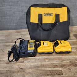 HOUSTON LOCATION - AS-IS DEWALT 2 TOOL COMBO KIT W/ (2) BATTERY & CHARGER