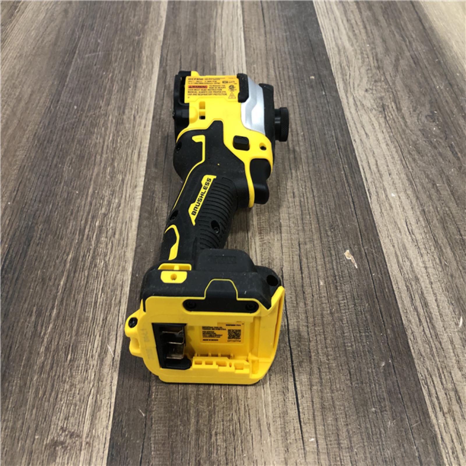 AS-IS DEWALT ATOMIC 20V MAX Cordless Brushless Compact 1/4 in. Impact Driver (Tool Only)