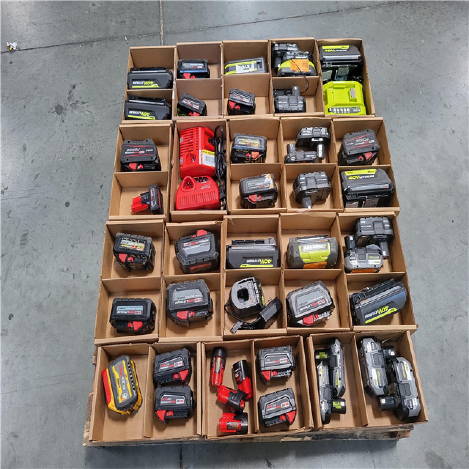 CALIFORNIA AS-IS BATTERY PALLET