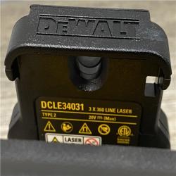 AS-IS DEWALT 20V 3-Beam 360-Degree 3-Plane Laser Level (Tool Only)