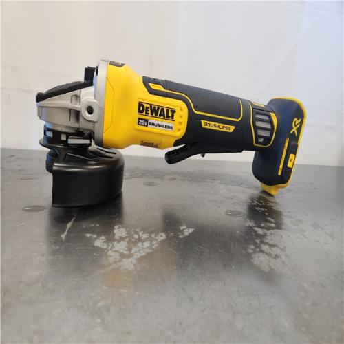 AS-IS- DeWalt 20-Volt MAX XR Cordless Brushless 4-1/2 in. Paddle Switch Small Angle Grinder (Tool-Only)