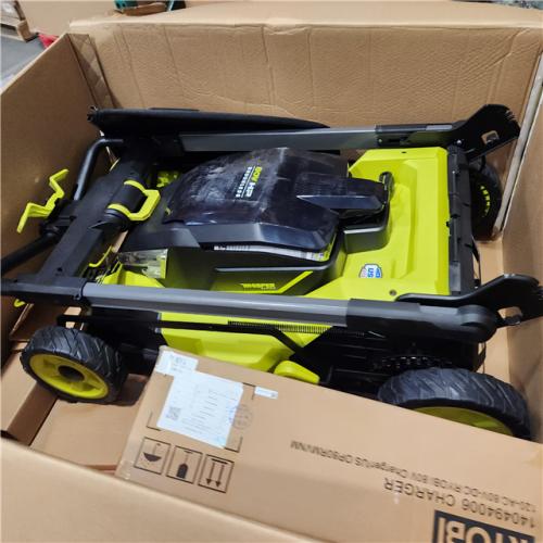 Dallas Location - As-Is RYOBI 80V HP Brushless Battery Cordless Electric 30 in Lawn Mower with Battery and Charger