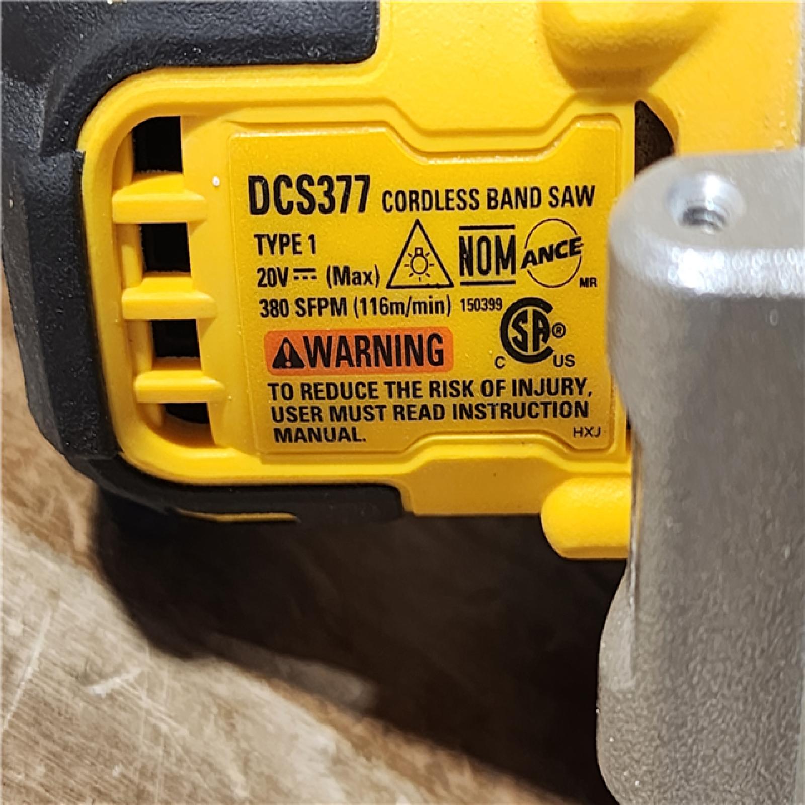 HOUSTON LOCATION - AS-IS DEWALT ATOMIC 20V MAX Cordless Brushless Compact 1-3/4 in. Bandsaw (Tool Only)