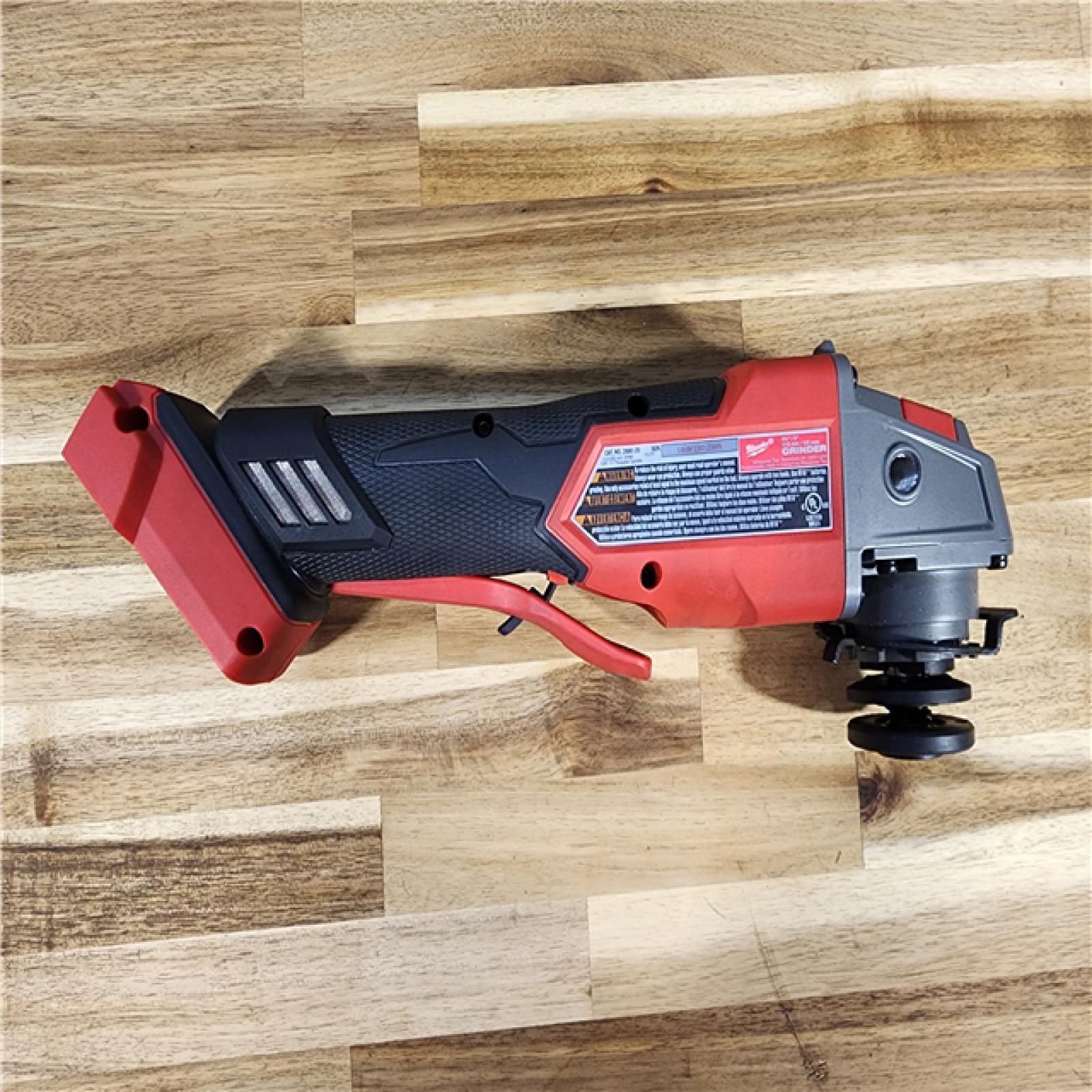 HOUSTON LOCATION - AS-IS Milwaukee 2880-20 M18 FUEL 18-Volt Lithium-Ion Brushless Cordless 4-1/2 in./5 in. Grinder W/Paddle Switch (Tool-Only)