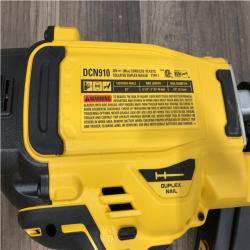 AS-IS  DEWALT 20V XR 3-1/2 in. 21 Degree Cordless Duplex Nailer (Tool-Only)
