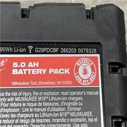 AS-IS Milwaukee 18-Volt Lithium-Ion XC Extended Capacity 5.0 Ah Battery Pack (2-Pack)