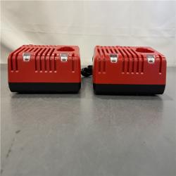 AS-IS - Milwaukee M12 or M18 18V and 12V Multi Voltage Lithium Ion Battery Charger (Set of 2)