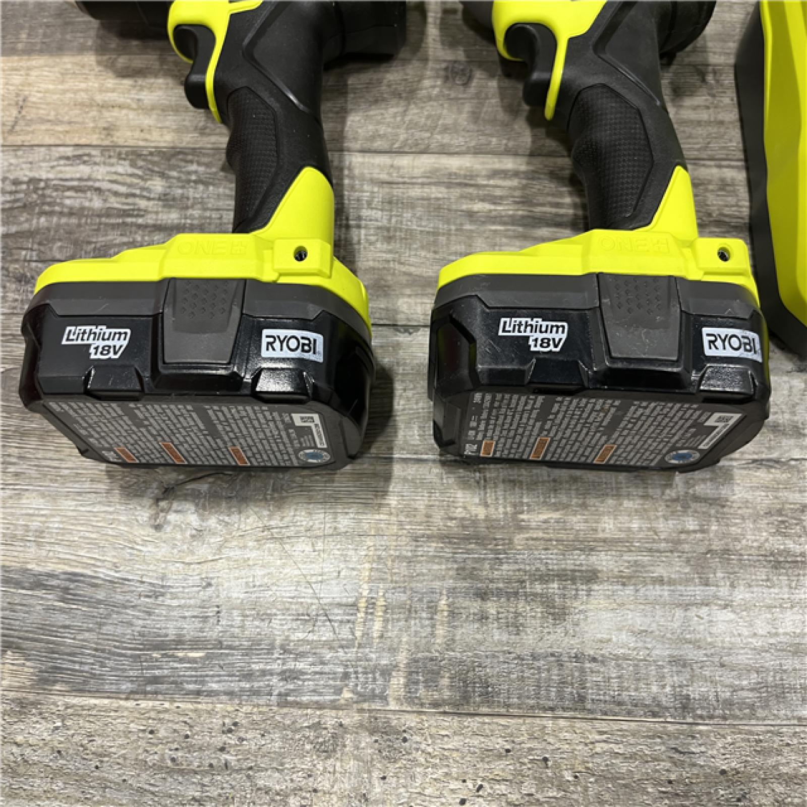 AS-IS RYOBI ONE+ HP 18V Brushless Cordless 2-Tool Combo Kit
