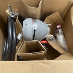 DALLAS LOCATION- AS-IS RIGID K-1500SP-B 120V Drain Cleaning Machine 2-10 in. Lines 150 ft. C-11 Cable A34-15 Rear Guide Hose 8-Piece