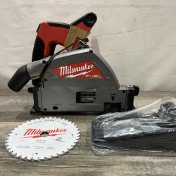 NEW - Milwaukee FUEL 18V Lithium-Ion Cordless Brushless 6-1/2 in. Plunge Cut Track Saw (Tool-Only)
