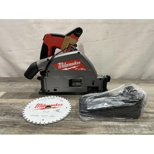 NEW - Milwaukee FUEL 18V Lithium-Ion Cordless Brushless 6-1/2 in. Plunge Cut Track Saw (Tool-Only)