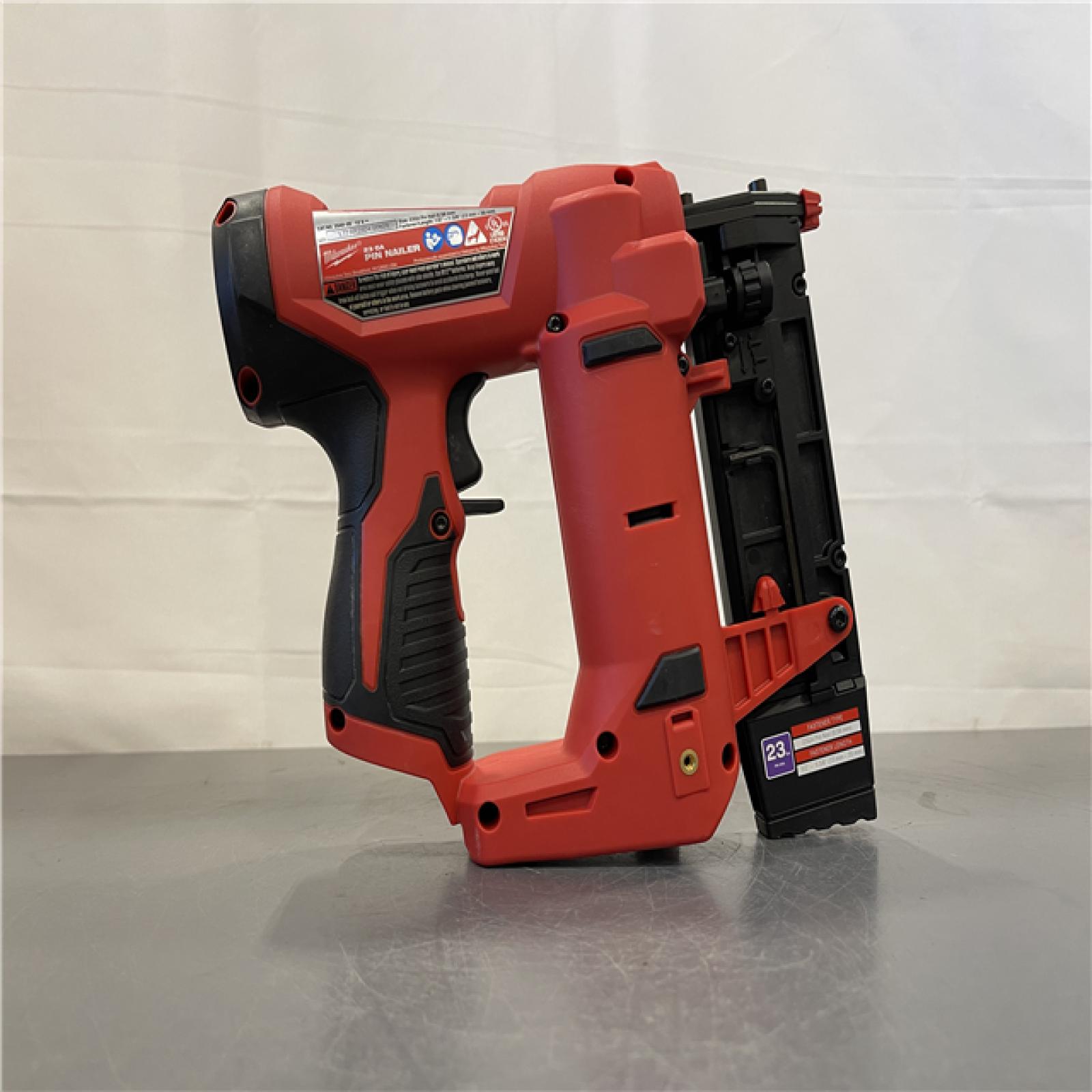 AS-IS - Milwaukee 12V 23 Gauge Cordless Pin Nailer (Tool Only)