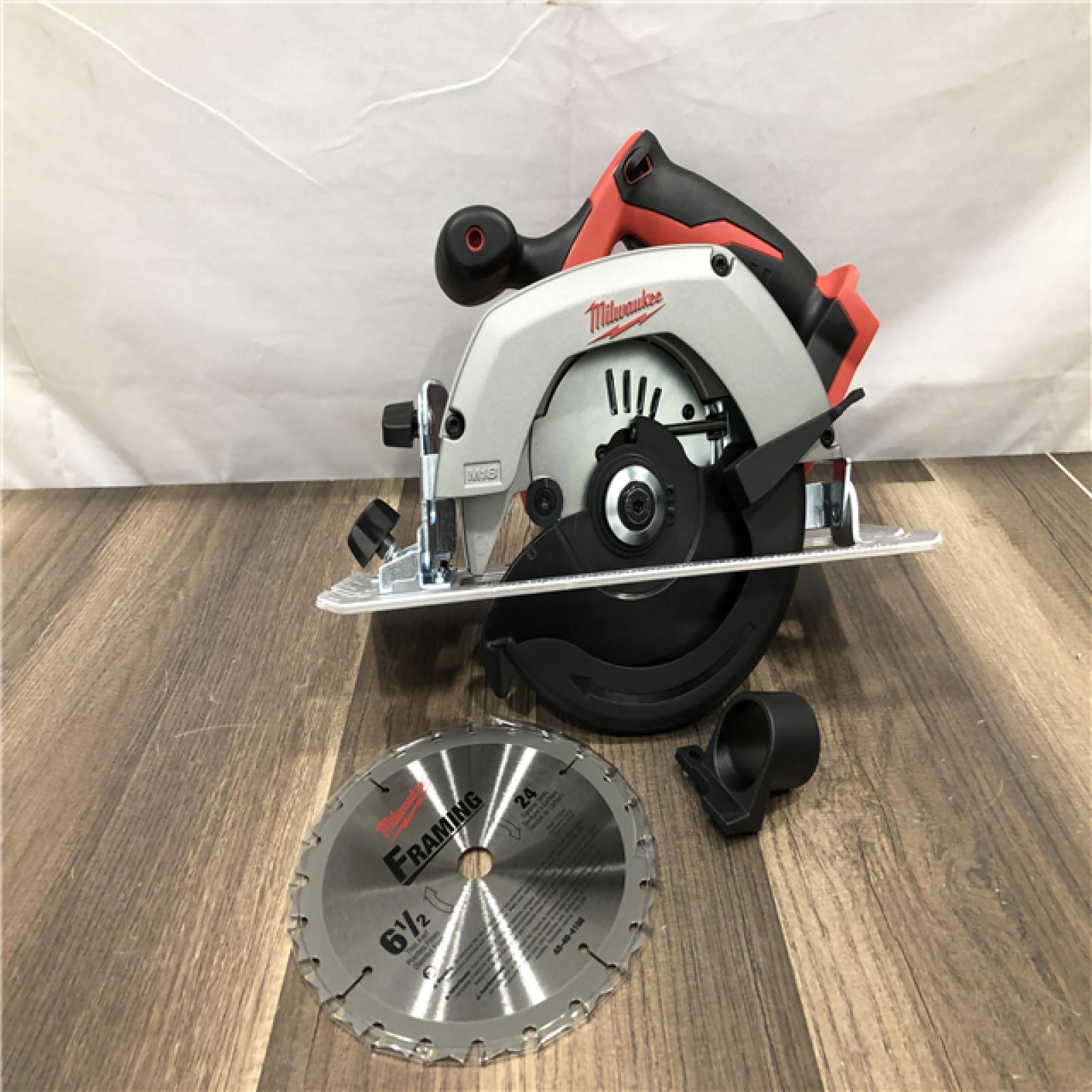 AS-IS Milwaukee  18V Lithium-Ion Cordless 6-1/2 in. Circular Saw (Tool-Only)