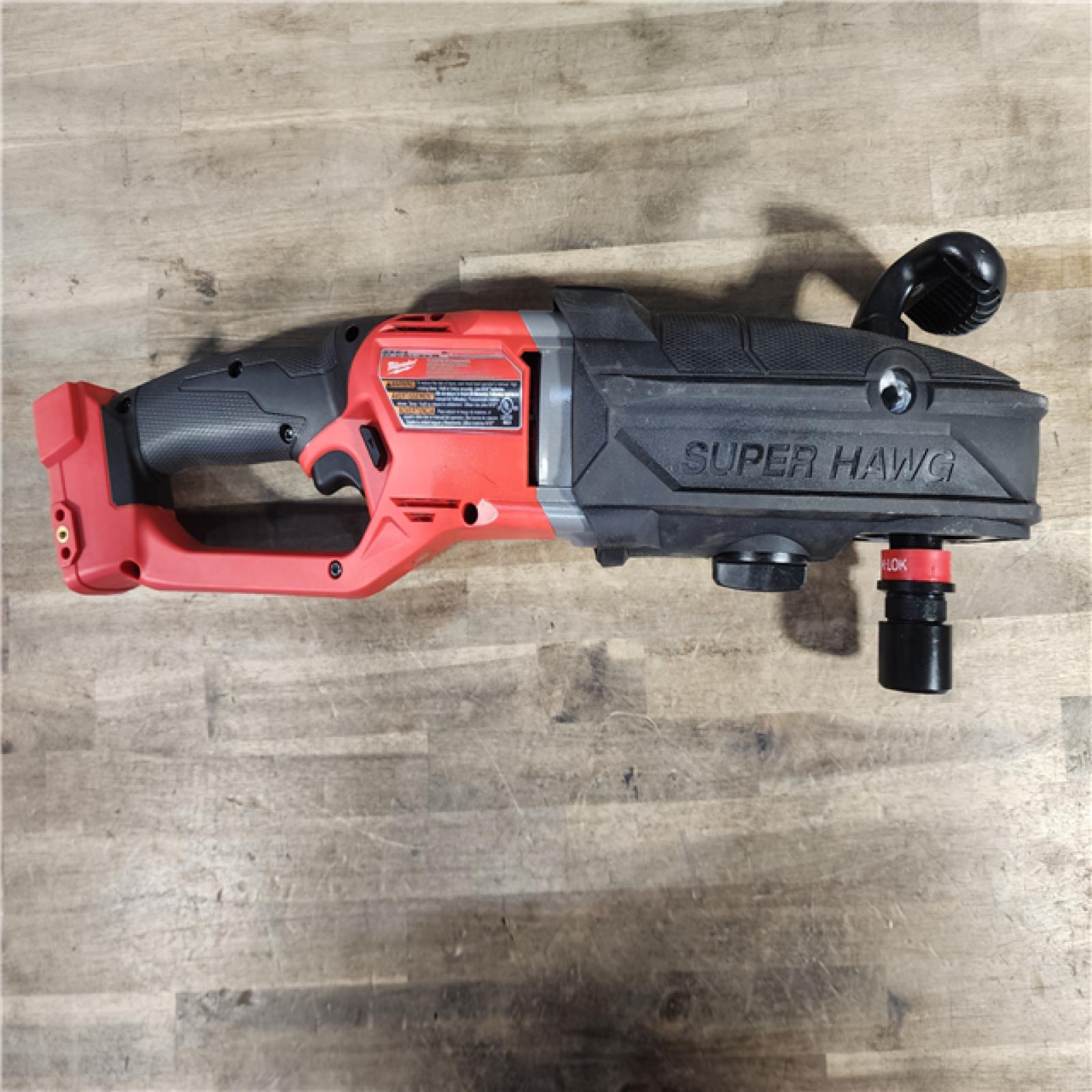 HOUSTON LOCATION - AS-IS M18 FUEL 18V Lithium-Ion Brushless Cordless GEN 2 SUPER HAWG 7/16 in. Right Angle Drill (Tool-Only)