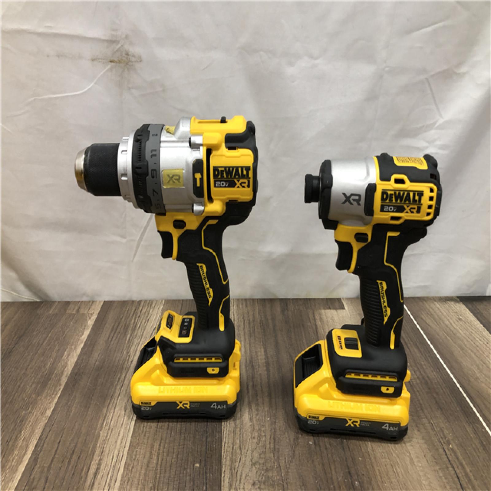 AS-IS DEWALT 20V MAX Lithium-Ion Cordless 2-Tool Combo Kit