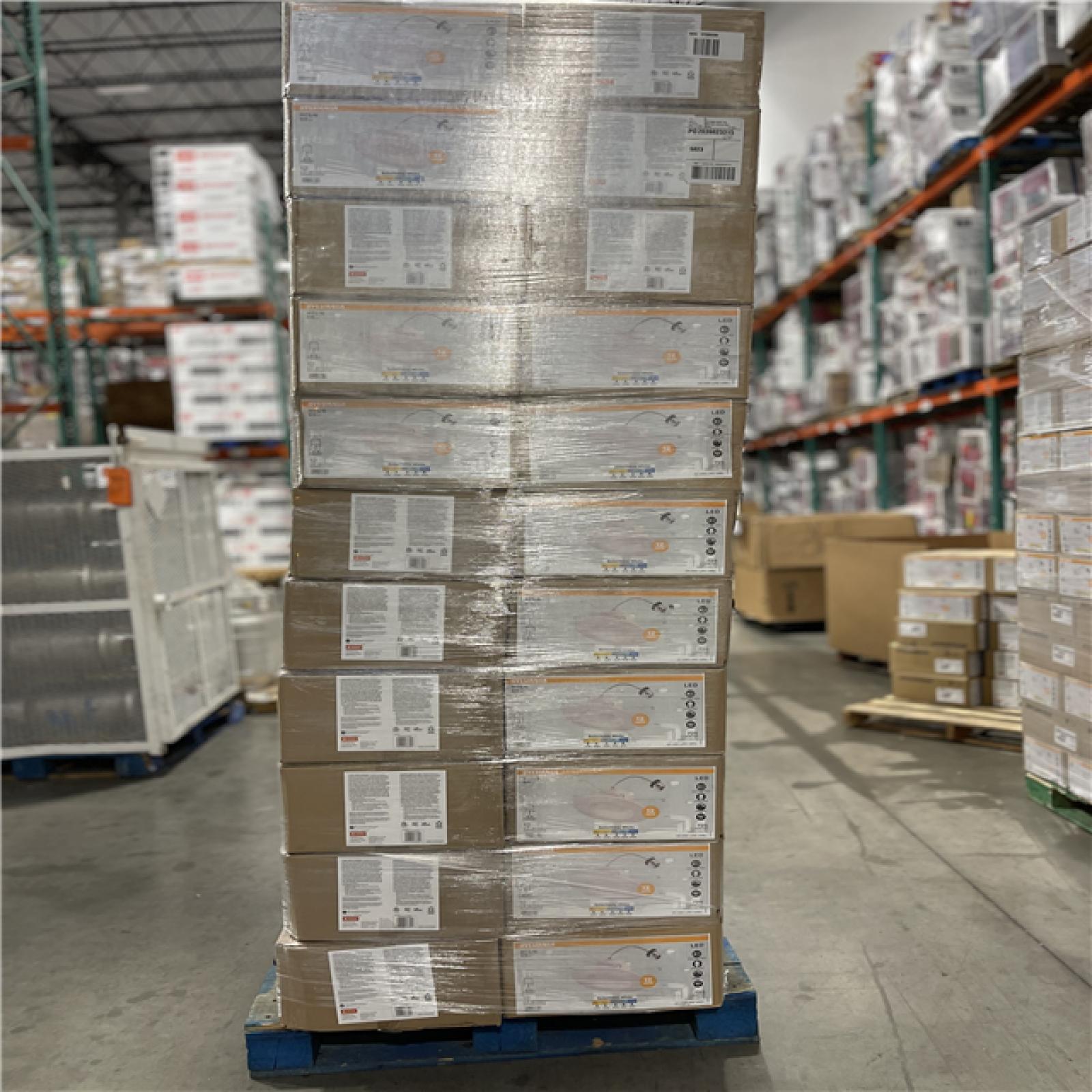 DALL AS LOCATION - LEDVANCE Integrated LED 6 in. Retro Fit Selectable Color 675 Lumen Dimmable Recessed Light White  Wet Rated (12-Pack) PALLET- (66 CASES)