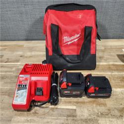 HOUSTON LOCATION - AS-IS M18 18-Volt Lithium-Ion Brushless Cordless Compact Hammer Drill/Impact Combo Kit (2-Tool) with (2) Batteries  Bag
