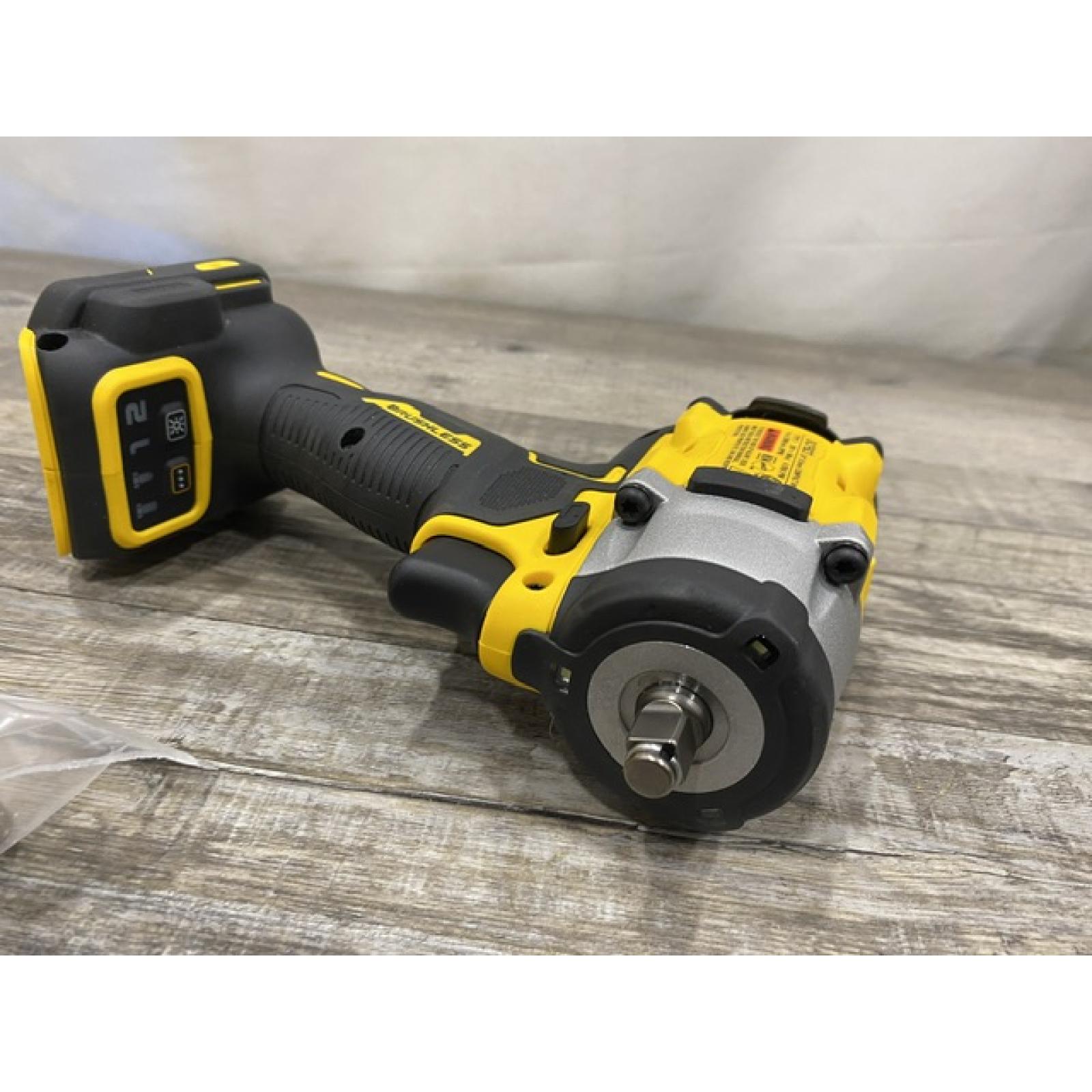 AS-IS DEWALT ATOMIC 20V MAX Cordless Brushless 3/8 in.Variable Speed Impact Wrench (Tool Only)