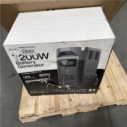 California AS-IS Ecoflow 7200W Battery Generator w/Solar Panel (Damaged Boxes)