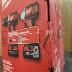 Phoenix NEW Milwaukee M18 18V Lithium-Ion Cordless Drill Driver/Impact Driver Combo Kit (2-Tool) W/ Two 1.5Ah Batteries  Charger Tool Bag (SEALED)