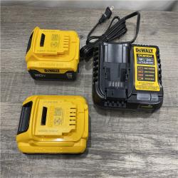 AS-IS DEWALT 20V MAX Lithium-Ion Starter Kit with 4.0 Ah and 5.0 Ah Batteries and Charger