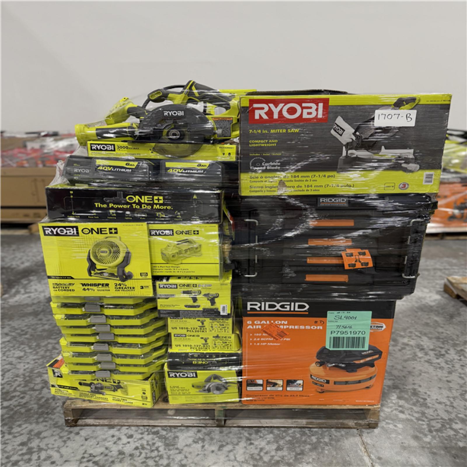 Atlanta Location As-Is Tools and More Partial Truckload (11 Pallets) 1707-B