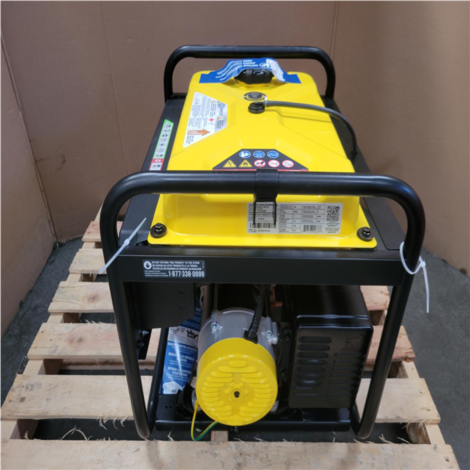 CALIFORNIA AS-IS CHAMPION 5 300 STARTING WATT 4 250 RUNNING WATT DUAL FUEL GENERATOR
