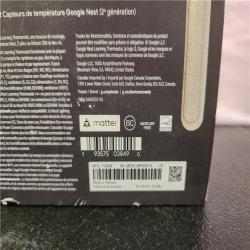 Phoenix AS-IS Google Nest Learning Thermostat (4th Gen) with Nest Temperature Sensor (2nd Gen) 2-Pack - Polished Obsidian