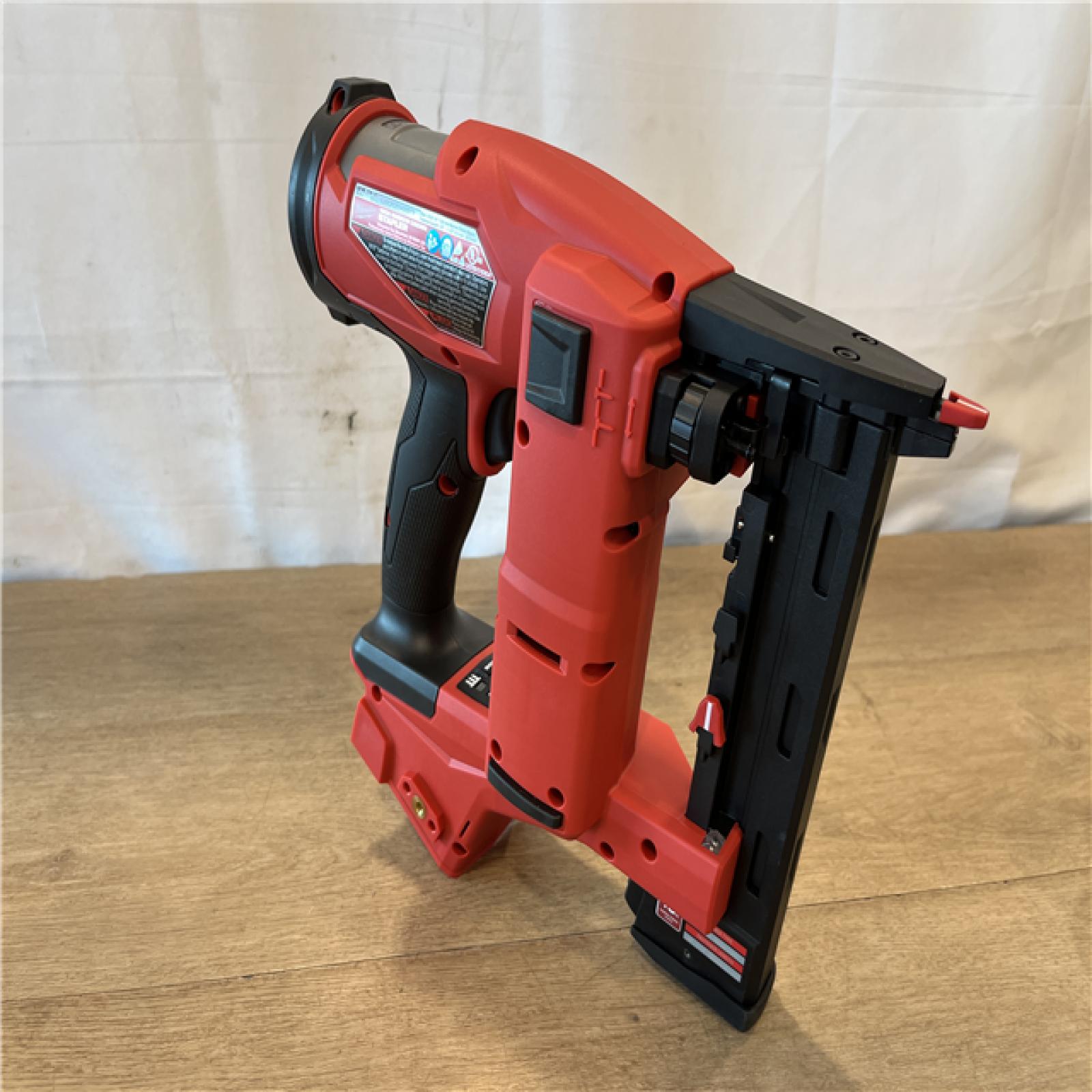 AS-IS Milwaukee FUEL 18-Volt Lithium-Ion Brushless Cordless 18-Gauge 1/4 in. Narrow Crown Stapler (Tool-Only)