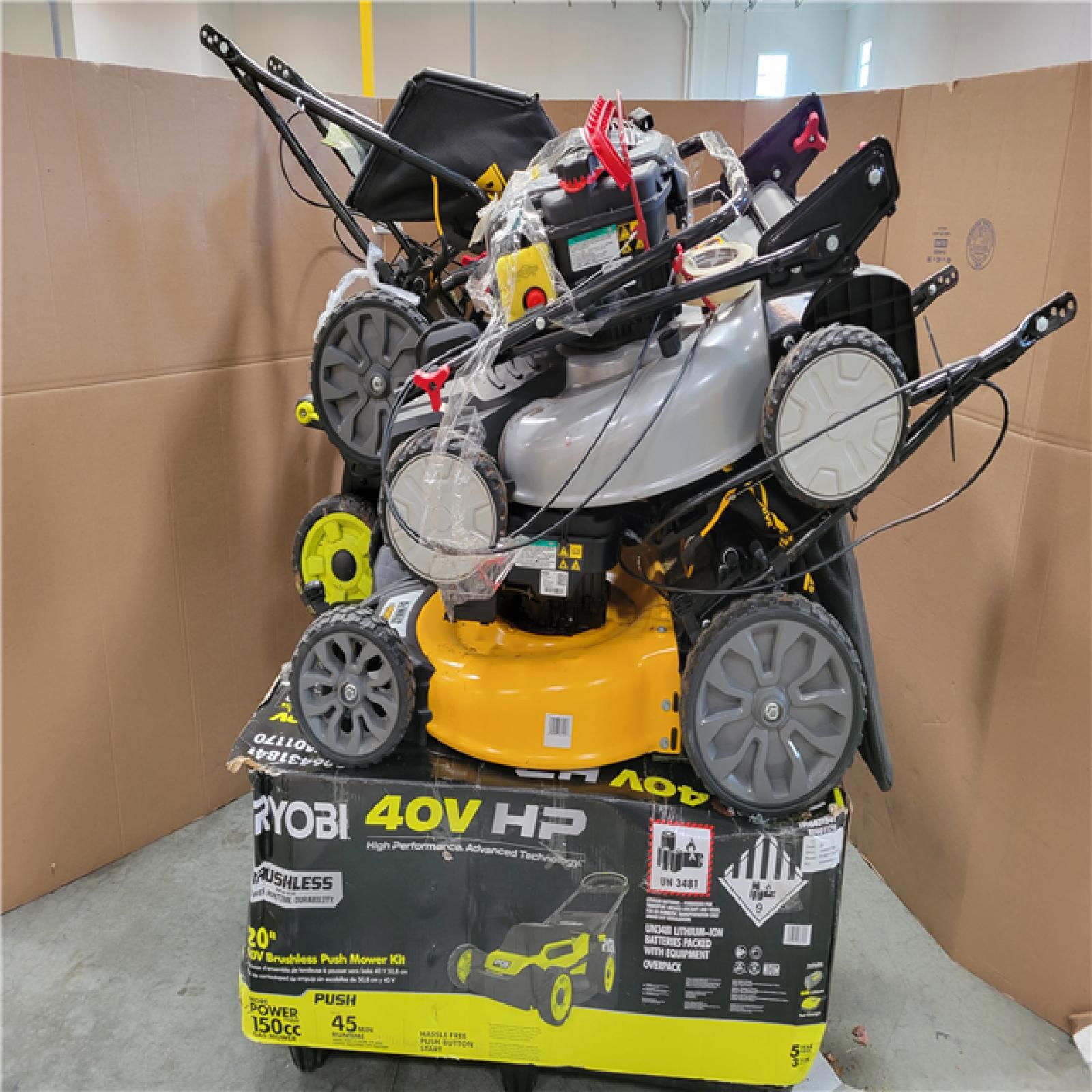 CALIFORNIA AS-IS OUTDOOR POWER EQUIPMENT