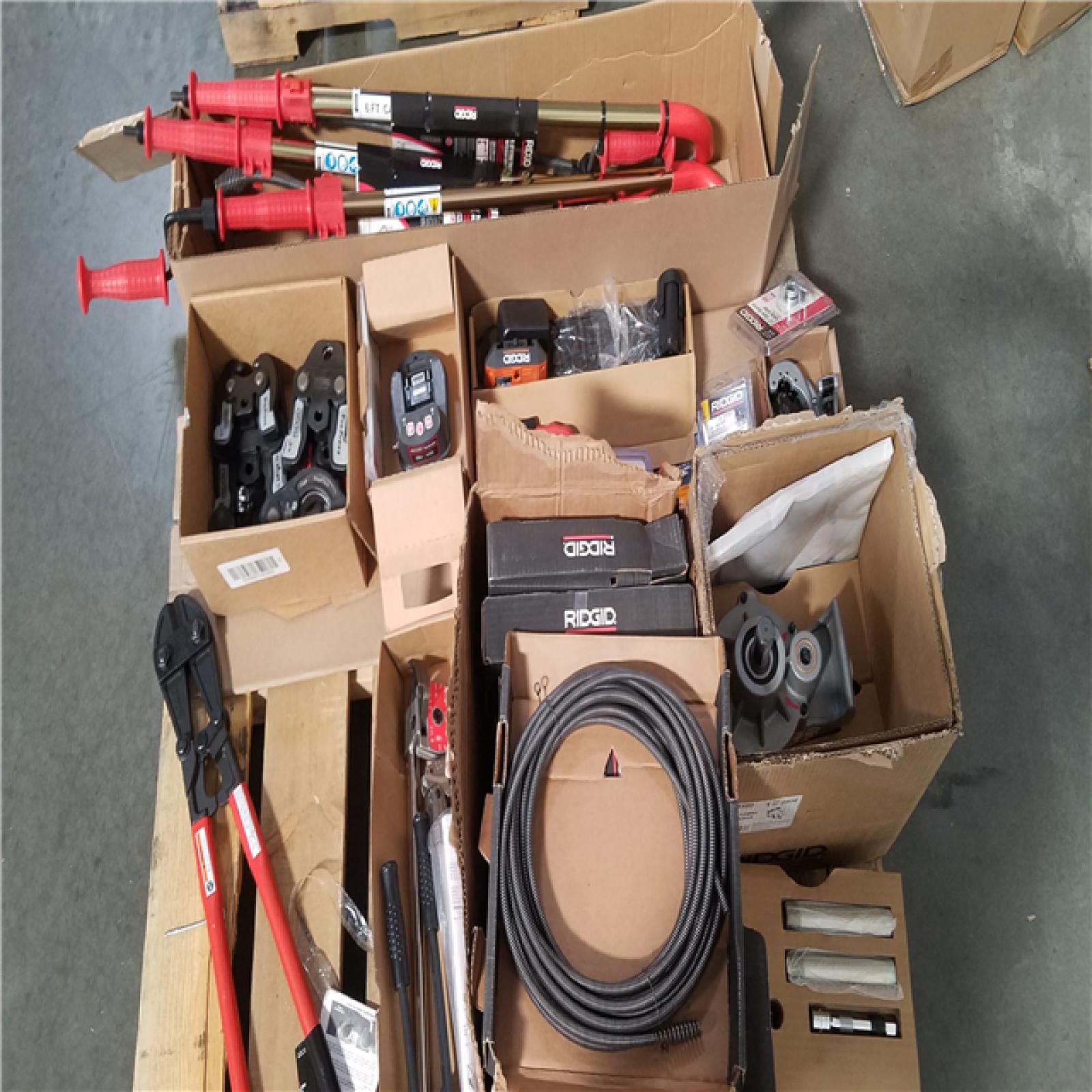 California AS-IS Ridgid Tool Pallet
