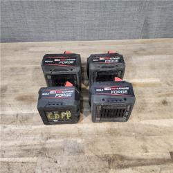 HOUSTON LOCATION - AS-IS MILWAUKEE FORGE BATTERY PACK QTY - 4