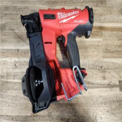 HOUSTON LOCATION - AS-IS Milwaukee FUEL 18-Volt Lithium-Ion Brushless Cordless Coil Roofing Nailer (Tool Only)