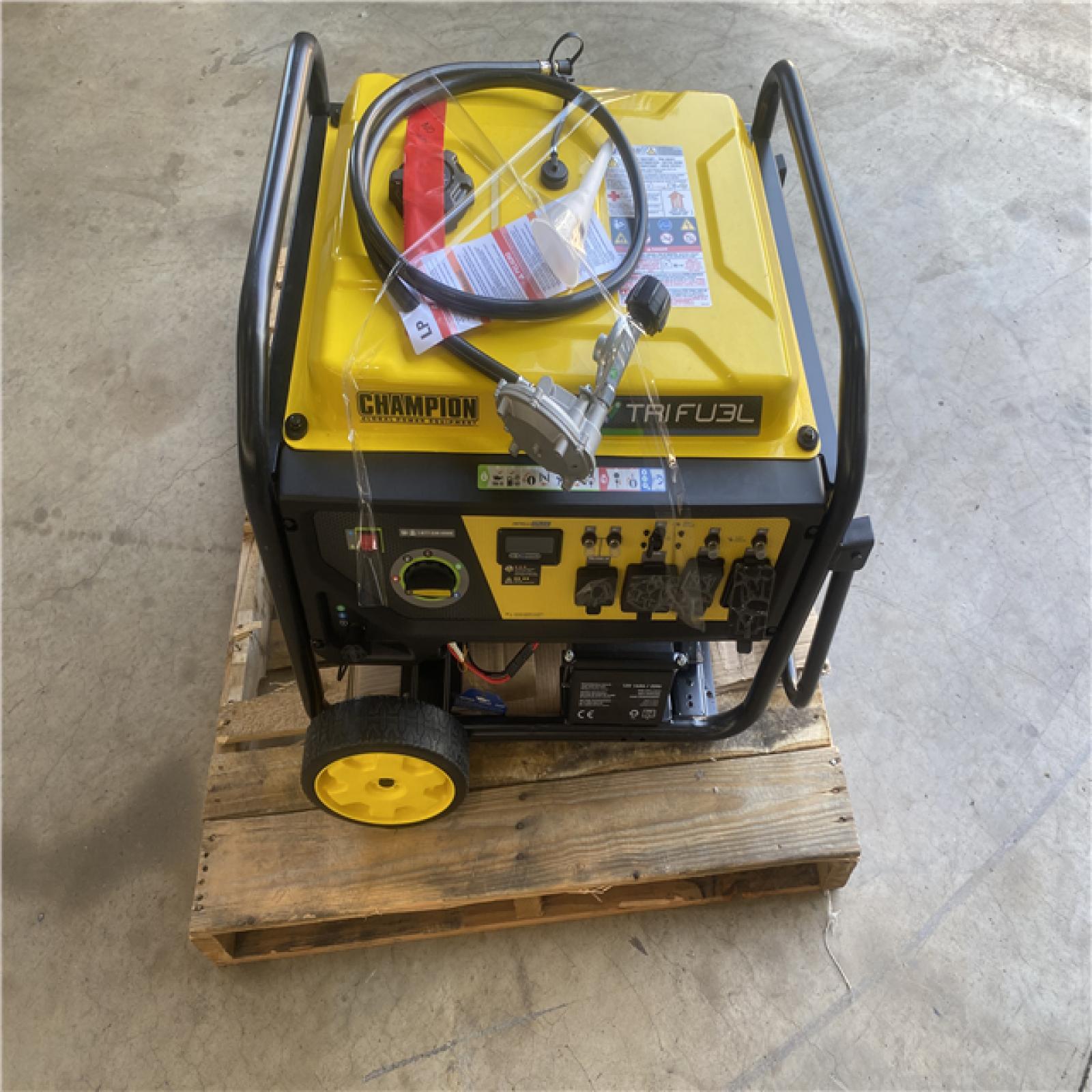 Houston Location - AS-IS Champion TriFuel Generator 11500 Starting Watts 9200 Running Watts