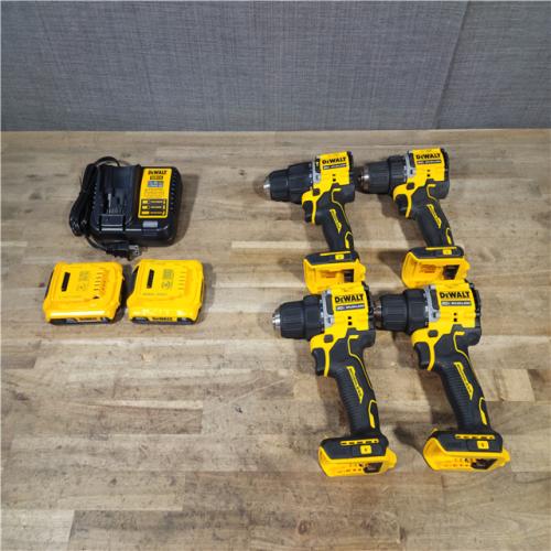HOUSTON LOCATION - AS-IS DEWALT 4 TOOL COMBO KIT W/ (2) BATTERY & CHARGER