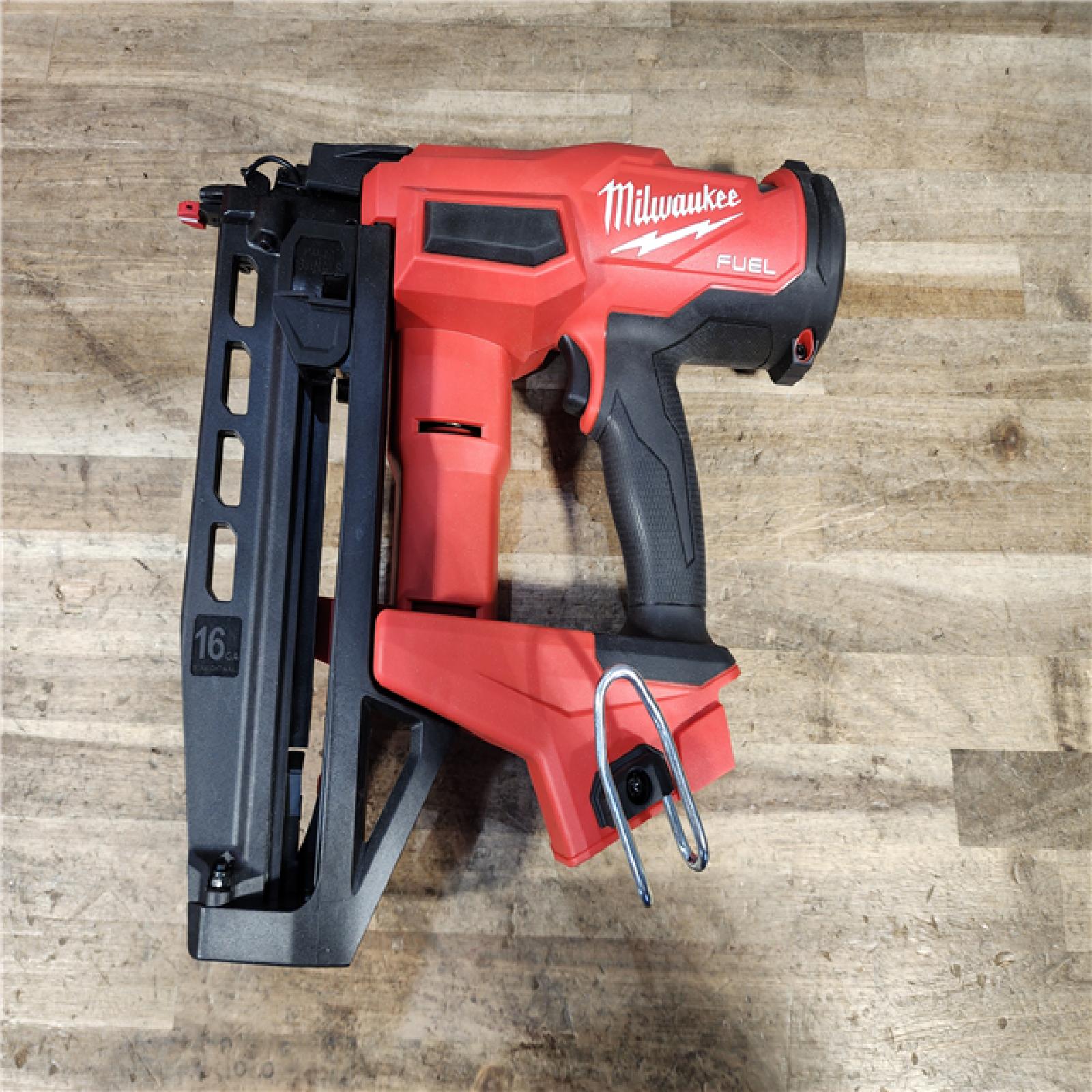 HOUSTON LOCATION - AS-IS Milwaukee FUEL 18-Volt Lithium-Ion Brushless Cordless Gen ll 16-Gauge Straight Finish Nailer (Tool Only)