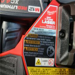 CALIFORNIA NEW MILWAUKEE M12 GREEN LASER KIT 360° 3-PLANE(BATTERY AND CHARGER INCLUDED)