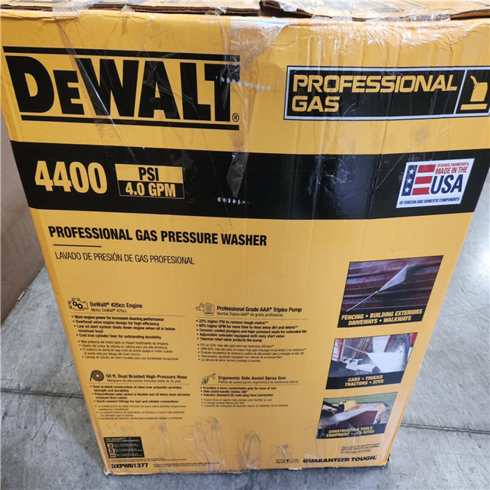 Phoenix NEW DEWALT 4400 PSI 4.0 GPM Cold Water Gas Pressure Washer