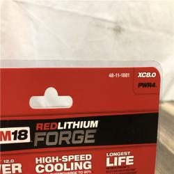 NEW- Milwaukee M18 18V Lithium-Ion REDLITHIUM FORGE XC 8.0 Ah Battery Pack